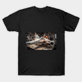 Virtual Model Spacecraft Construction Studio 13 T-Shirt